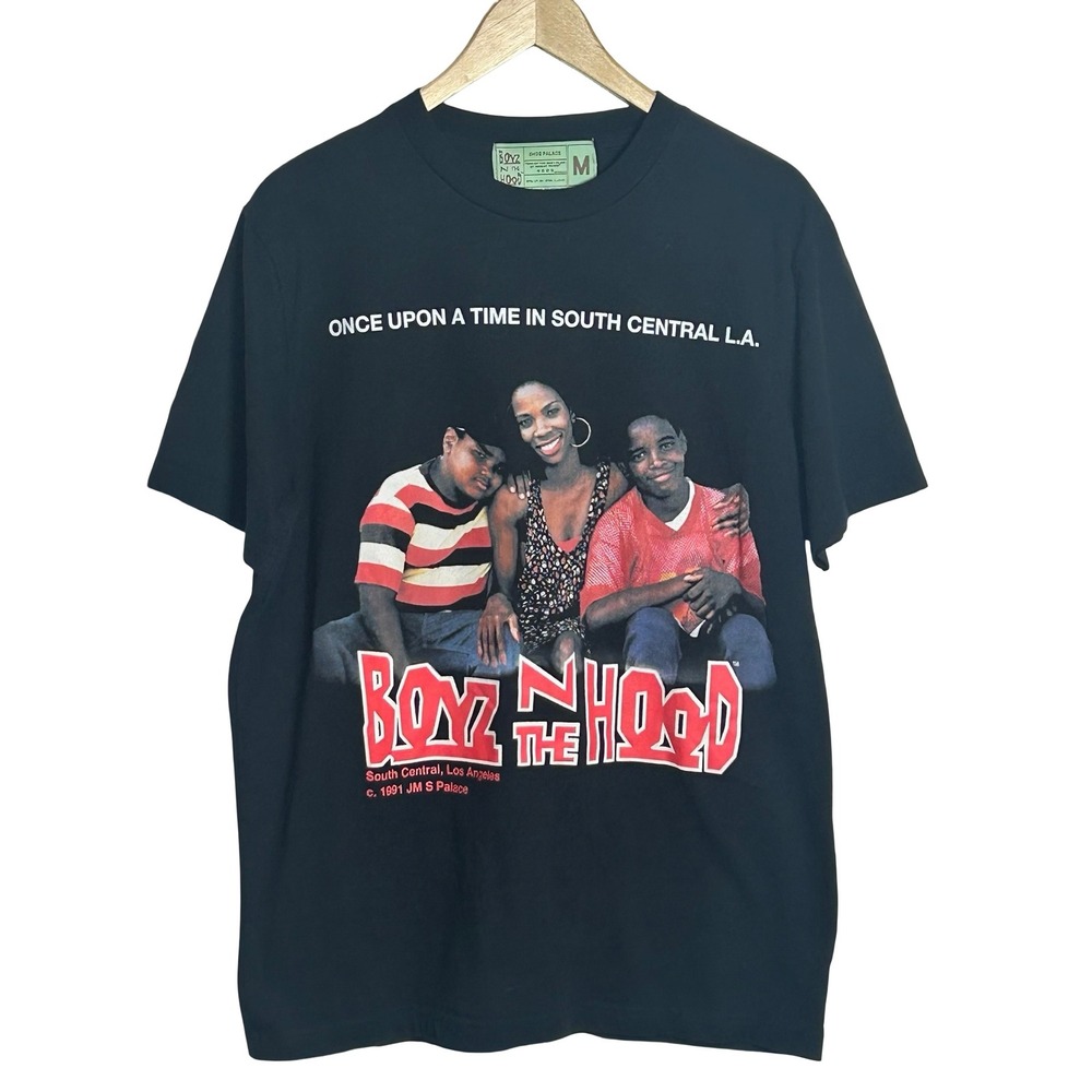 Boyz n‎ the Hood Shoe Palace Graphic T Shirt Black Movie Print Mens Medium